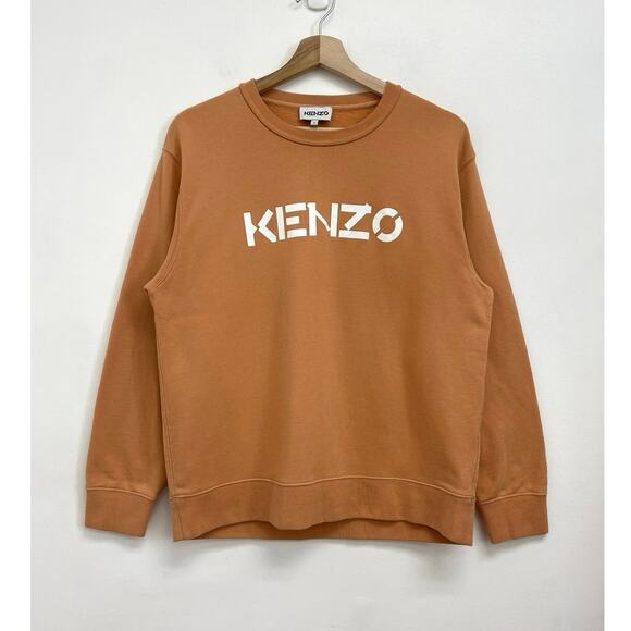 KENZO Spell Out Logo Designer Luxury Cotton Classic Crew Neck Sweatshirt - Large - Picture 10 of 10